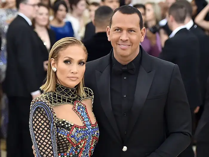 Alex Rodriguez with Jennifer Lopez